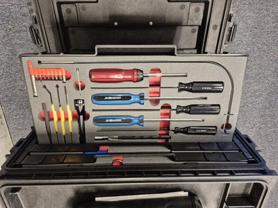 Pelican 0450 Mobile Tool Box Armstrong Wheeled Mechanics set never