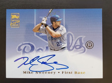 2002 Topps Mike Sweeney On Card Auto #TA-MS Kansas City Royals