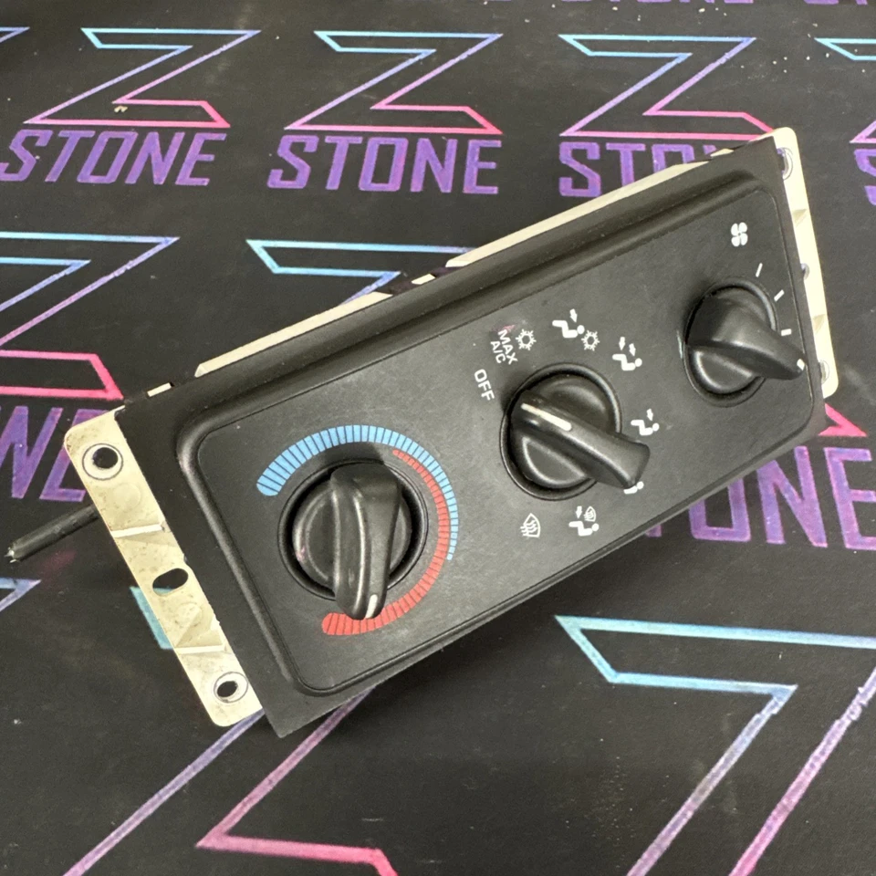 Interruptor de control de clima de calefacción de aire acondicionado Dakota Durango 1997-1998 55055665AC OEM Foto 2 de 4