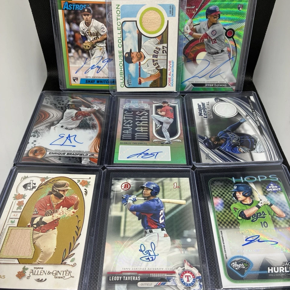 MLB Baseball MYSTERY Pack! 9x Cards - ALL CARDS AUTOS/RELICS/#'D ! See Details! - Image 2 of 3