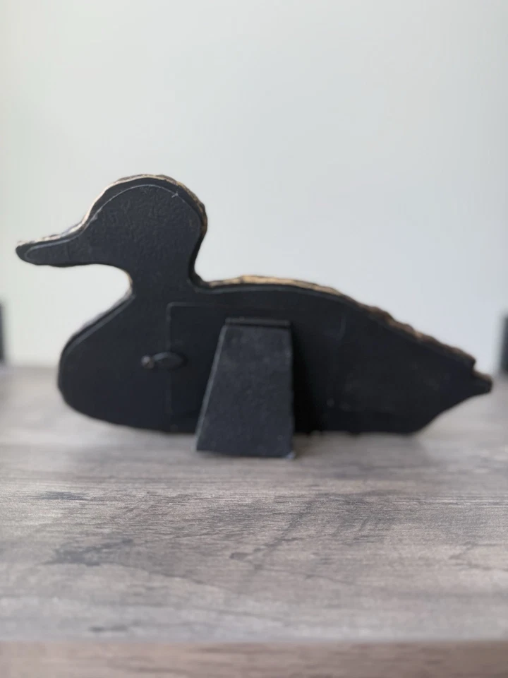 Marco de fotos rústico en forma de pato 3”x2” cabaña casa de campo decoración elementos esenciales cooperativo creativo Foto 3 de 4