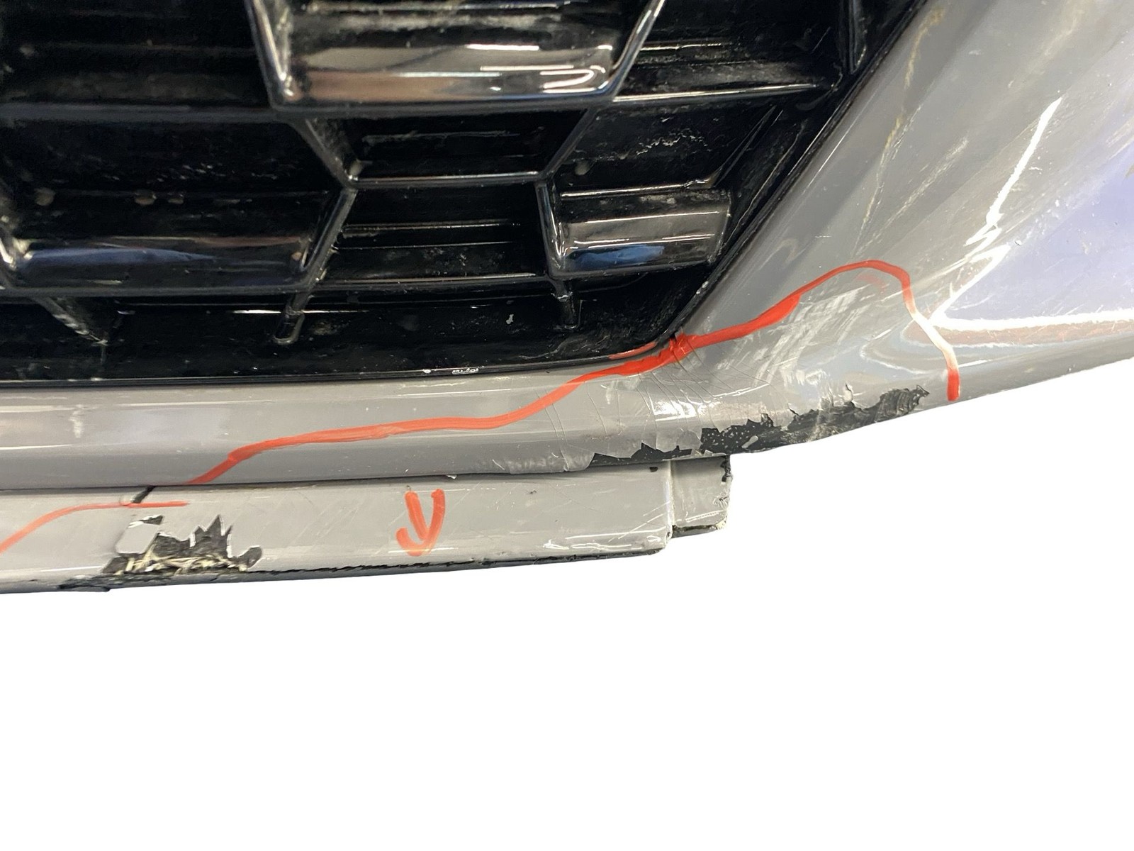 2017-2023 AUDI R8 V10 4S RWS OEM FRONT BUMPER COVER GRILLE NARDO GRAY (LY7C)