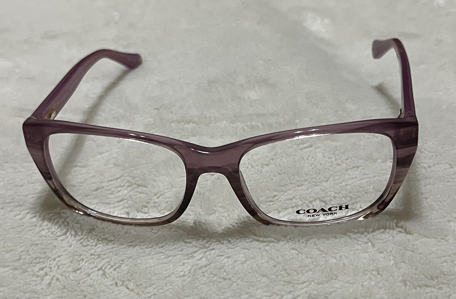 Coach HC 6048 5186 Georgie Square Berry Horn Eyeglasses Optical Frame 53-17-135 thumbnail 2