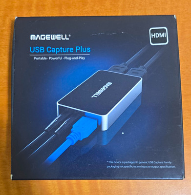 Magewell USB Capture HDMI Plus External Video Capture HDMI USB 3.0 MPN 32040