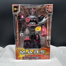 Cybotronix M.A.R.S. Motorized Attack Robo Squad Toy Robot Black & Red Brand New