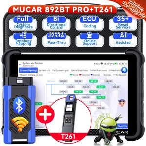 MUCAR 892BT PRO OBD2 Diagnostic All System Scanner Topology T261 Lifefree Update
