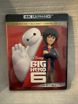 #ad #ad Disney Big Hero 6 4k Ultra HD Blu Ray Digital 2014 New Baymax $16.70