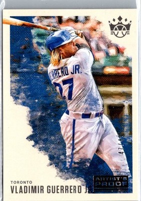 2020 Panini Diamond Kings SP Artist Proof Gold /49 Vladimir Guerrero Jr #135