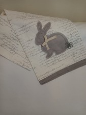 Spring Gatherings Seasonal Decor Table Runner Rabbit Farmhouse Cottage Easter