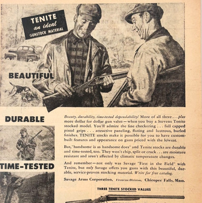 1948 Stevens Savage Shotguns Advertisement Firearms Guns Hunting F15T2