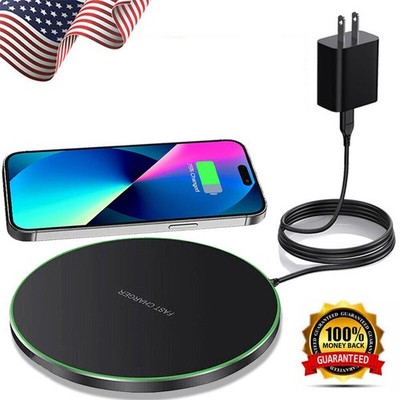 40W Wireless Charging Fast Charger Pad Mat For iPhone 17e 17 16 15 14 13 Pro Max