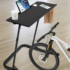 Adjustable Bike Trainer Desk Workstation Standing Desk for Treadmill Cycling