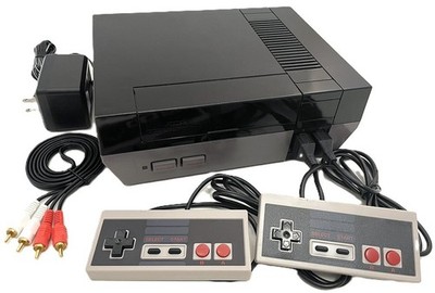 BLACK EDITION Nintendo Entertainment System NES Video Game Console
