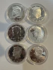 Proof S Kennedy Half Dollars Lot 1964,1964,1994,1994,1999 and 1999 Silver Coins
