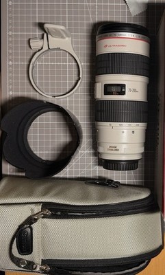 Canon EF 70-200mm f/2,8 L IS USM Autofokus Zoomobjektiv inkl. Zubehör