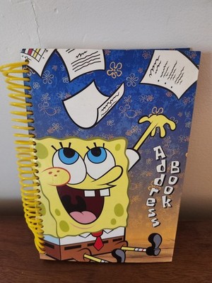SpongeBob SquarePants Vintage Address Book Nickelodeon 2004 Patrick Viacom Y2k 