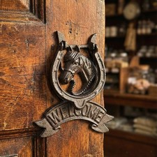 Accessoires pour heurtoir de porte en forme de tête cheval - Quincaillerie