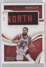 2019-20 Panini Immaculate Team Slogans Relics 2/5 Fred VanVleet #TS-FVV 4f5