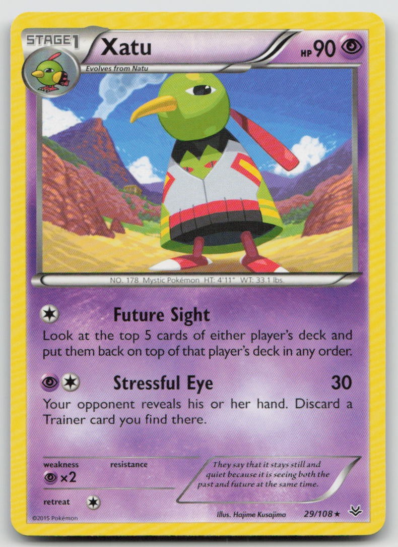 Xatu 29/108 Rare Roaring Skies Pokemon NM