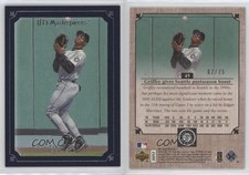 2007 UD Masterpieces Deep Blue Linen Frame /75 Ken Griffey Jr #45 HOF