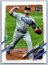 2021 Topps Yonny Chirinos #592 Tampa Bay Rays