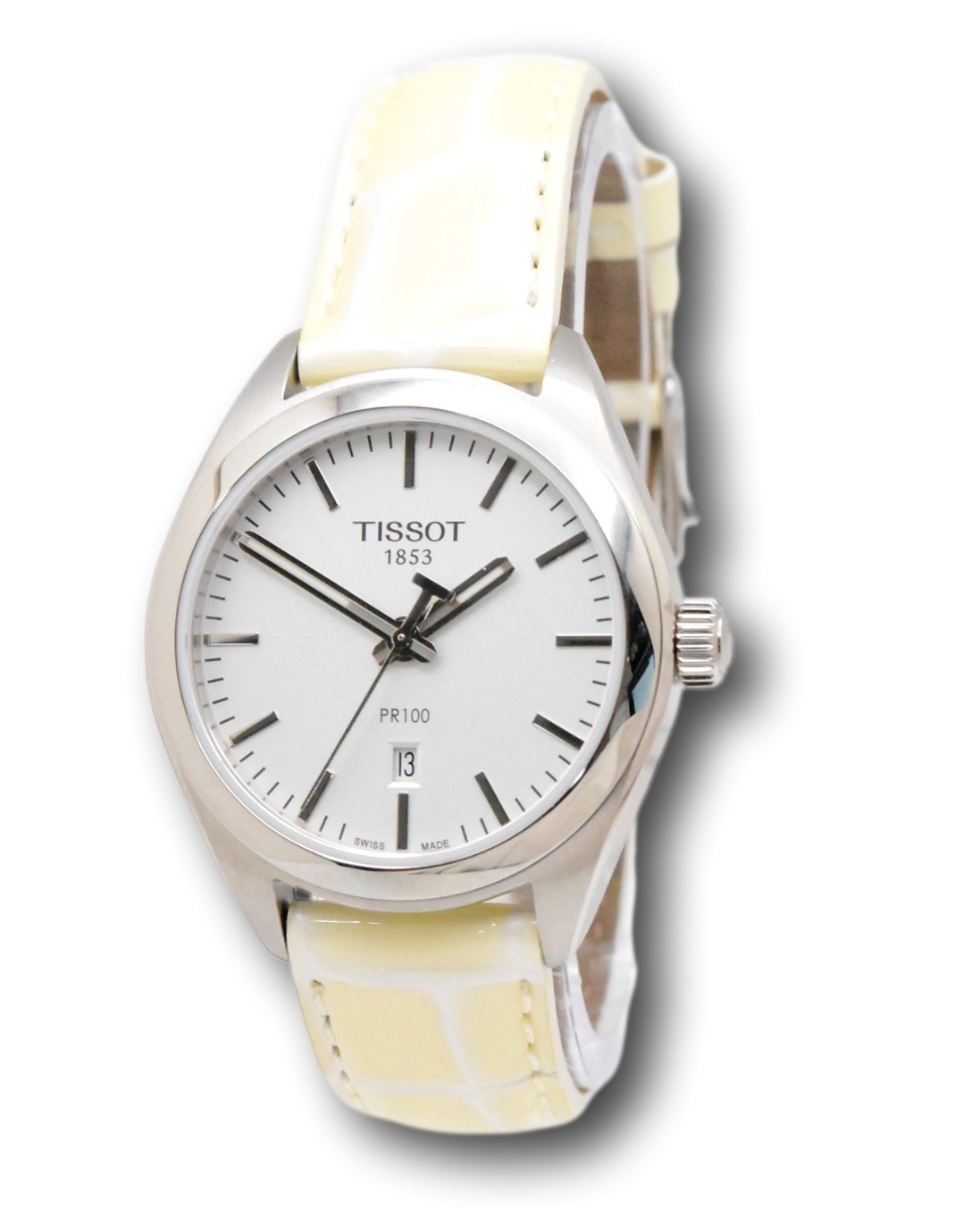 Tissot PR 100 Women's 33mm Silver Dial Swiss Quartz Watch T1012101603100