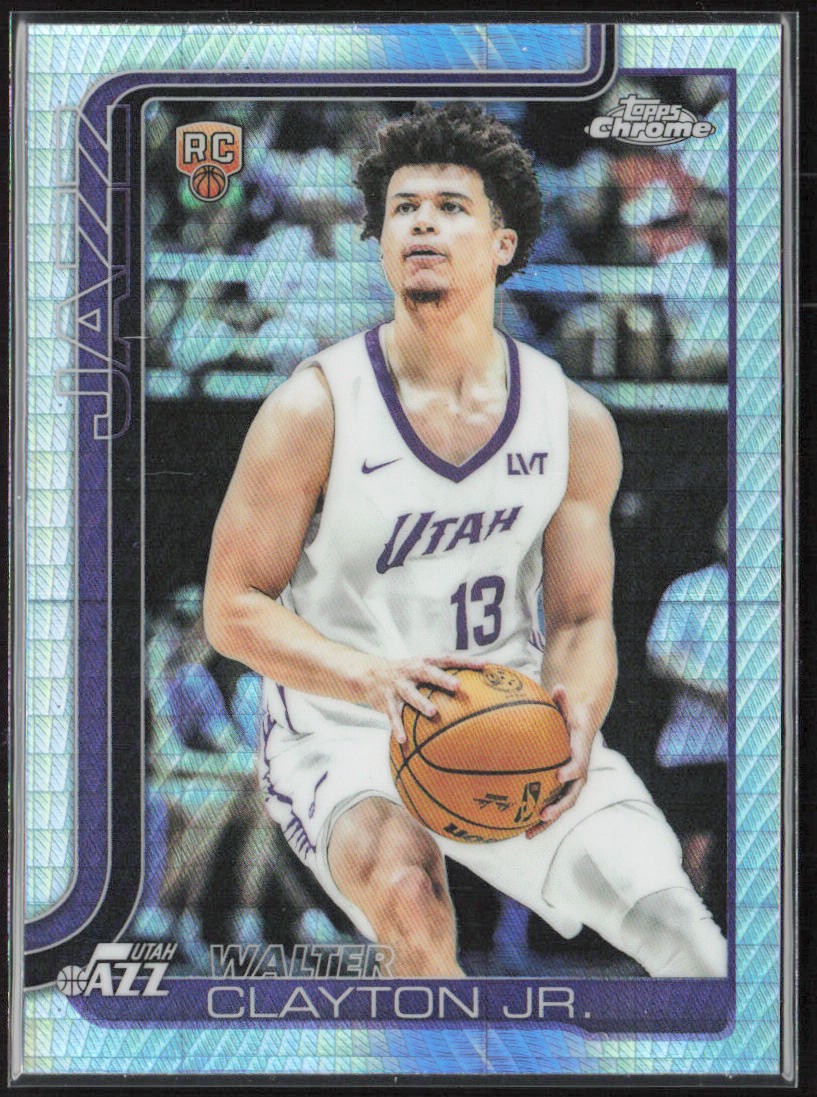 2025-26 Topps Chrome #268 Walter Clayton Jr. Prism Refractor