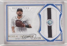 2019 Definitive Collection Jumbo Relic Blue 13/20 Nick Castellanos Nicholas 6fs