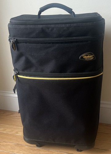 Skyroll Zip Up Carry On Rolling Garment Travel Bag Luggage Suitcase Wheels 24”