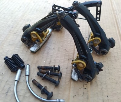 Vintage Shimano LX, V Brakes, BR M 570 GOLD Bremsen Vorne + Hinten 