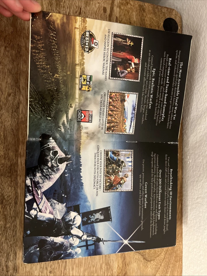 Medieval Total War ll Video Game Pc Cd-ROM Teen SEGA Limited Ed Factory Sealed - Image 3 of 4