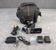 Samsung HMX-F90 HD Camcorder Black W Charger VERY GOOD/TESTED