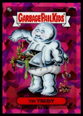 2023 Topps Garbage Pail Kids SAPPHIRE TIN TRUDY FUCHSIA REFRACTOR 29/75 253a