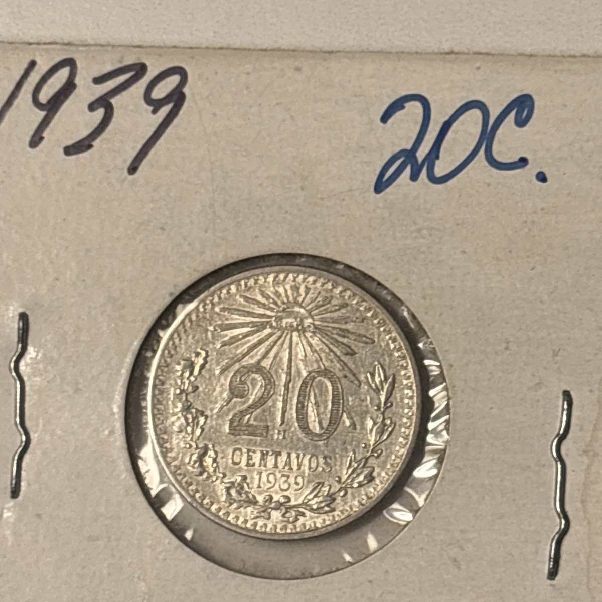 1939年 1943年 メキシコ セット 1ペソ, 20, 50センタボ 1939 Year Silver Mexican Coins for sale | eBay