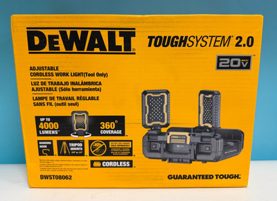 DeWalt ToughSystem 2.0 20-Volt Light-Box Tool Organizer NEW IN BOX