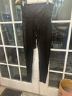 SPANX High-Waisted Leggings Velvet Shine Gold Black Metallic Shimmer Size L — photo 6