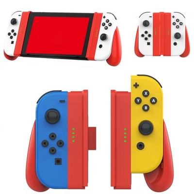 RED Ergonomic Controller Handle Grip Comfort Grip for Switch Joy Con Controller