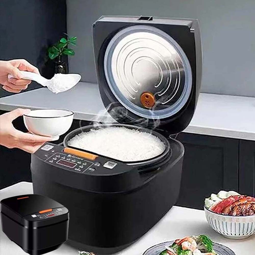 Multikocher Reiskocher 5L Schongarer Dampfgarer 24h Warmhaltefunktion Timer