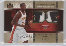 2006 Ultimate Collection Jersey Gold 2/25 Marvin Williams #UJ-MW Dual Patch s7f