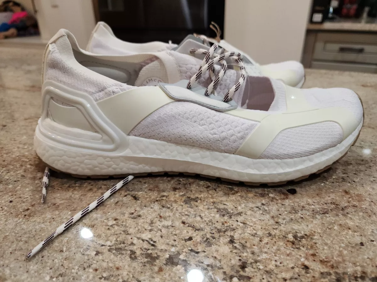 New Women's ADIDAS BY STELLA MCCARTNEY FZ3039 White Ultraboost Sandal Size 10
