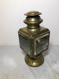 Brass Cowl Light Vintage Brass Era Car Westchester Square 6 Nickel Cut Glass Ebay
