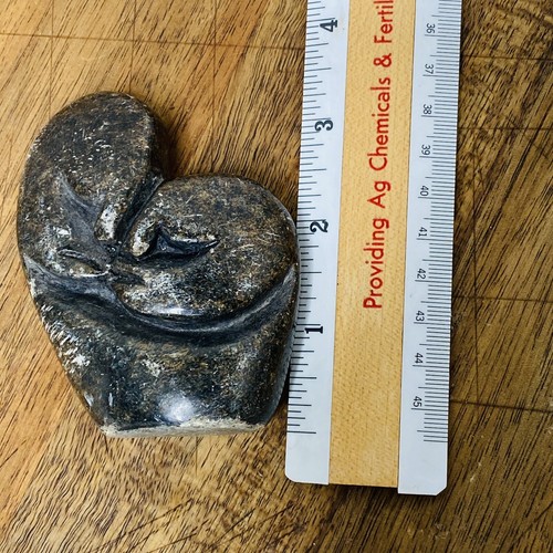 Zimbabwe Shona Stone Sculpture African Art Lovers Kiss Carved Love Art - Picture 7 of 7
