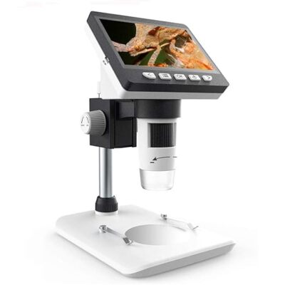 Digital HD Microscope with 4.3'' Screen 50-1000x Magnification USB Connects