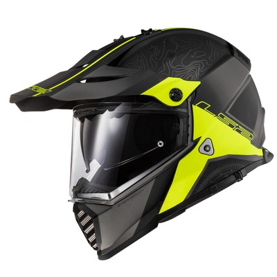 LS2 Helmets Blaze Elevation Adventure Motorrad Helm W / Sonnenschild
