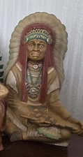 VINTAGE 70s Byron Molds Indian Chief Large Headdress