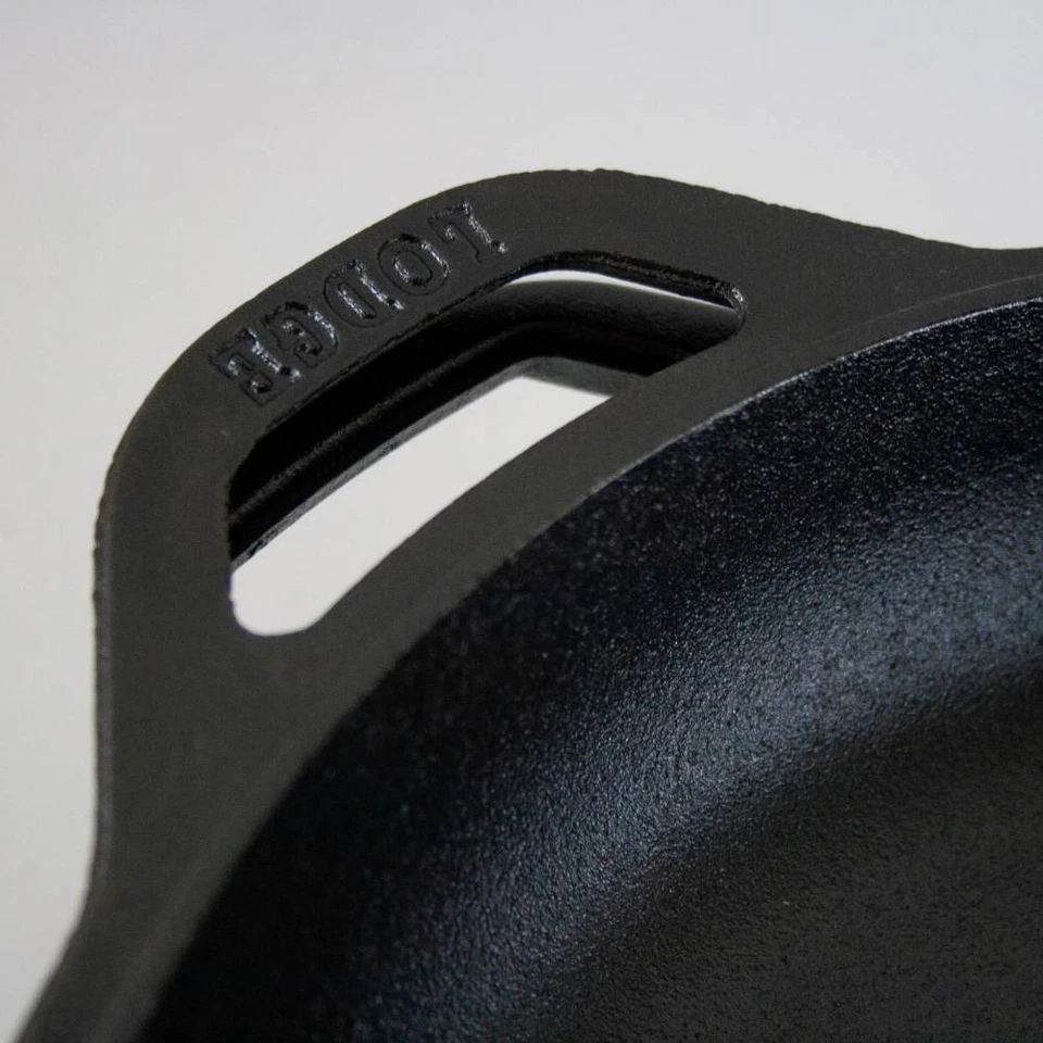 Lodge Logic L8DD3 Cast Iron Double Dutch Oven Extra Deep Lid 5 Quart - Image 4 of 4