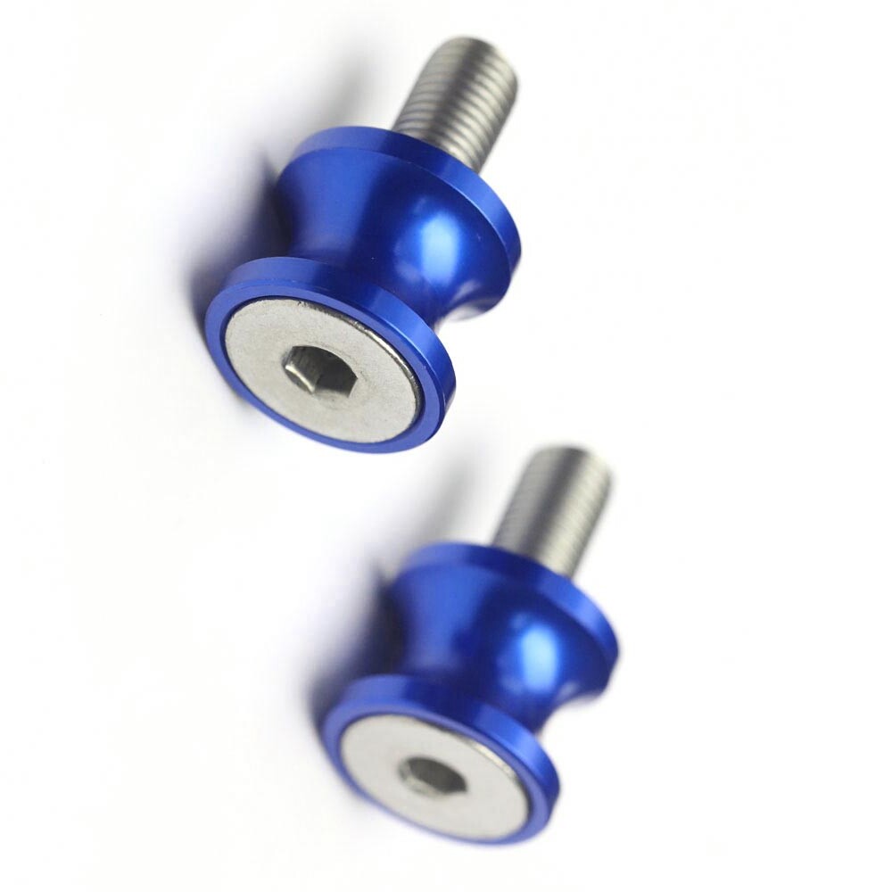Blue XP M8 Rear Swingarm Spools For Kawasaki ZX-6R 636 19 20