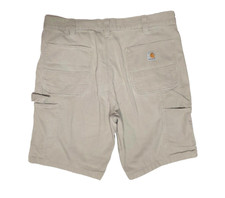 SIZE 38 - CARHARTT Carpenter Shorts Mens RELAXED-FIT 2019 Khaki Hiking Outdoor