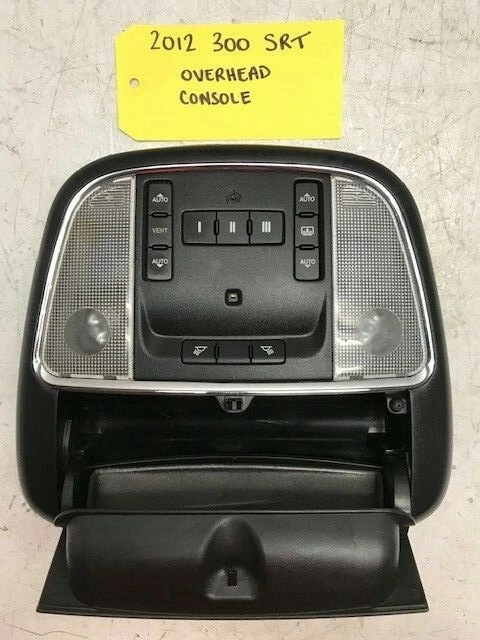 12 CHRYSLER 300 SRT SRT-8 OEM CONSOLA SUPERIOR MAPA DOMO LUZ HOMELINK 11-14 Foto 3 de 4