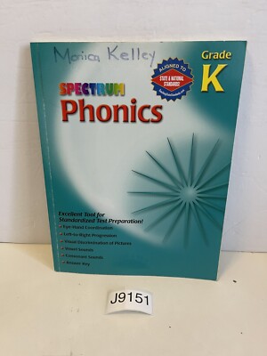 Spectrum Phonics, Kindergarten - Paperback By School Specialty Publishing - GOOD